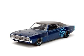 Jada 1968 ダッジチャージャー青 pink slips 1:24 1968 Dodge Charger Widebody -- Metallic Blue -- JADA
